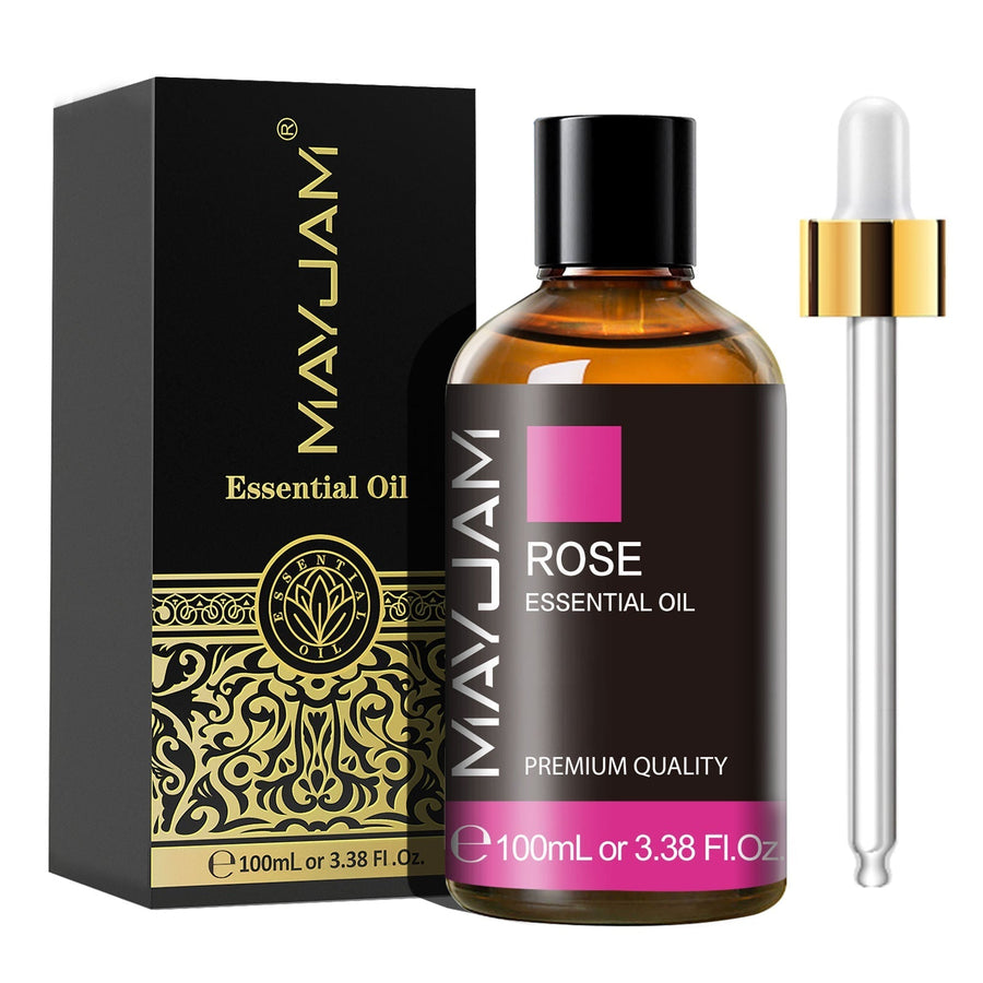 Rose Essential Oil | Natural Aromatherapy | Mayjam