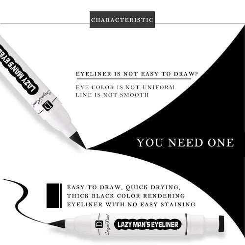 Ladies Fashion Marker Triangle Stempel Eyeliner