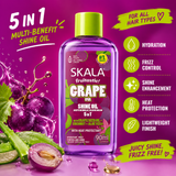 Skala Grape Shine 5-in-1 Hair Oil with Heat Protectant 90mL