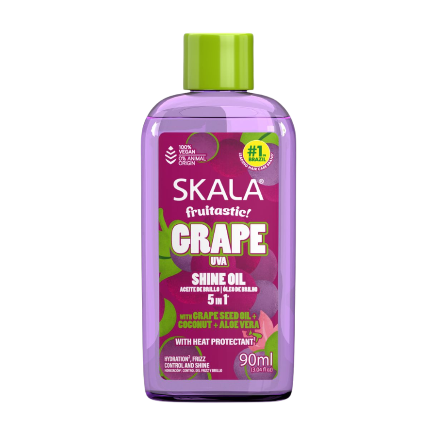 Skala Grape Shine 5-in-1 Hair Oil with Heat Protectant 90mL