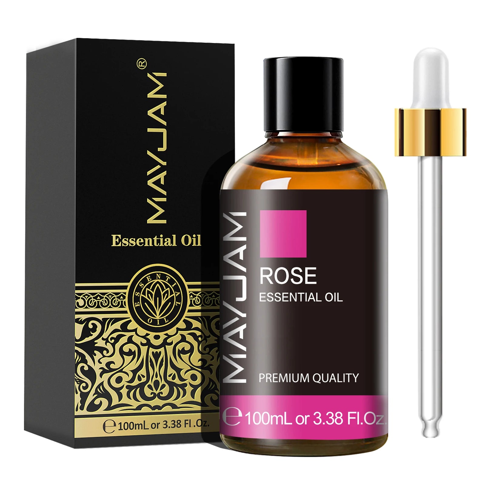 Rose Essential Oil | Natural Aromatherapy | Mayjam
